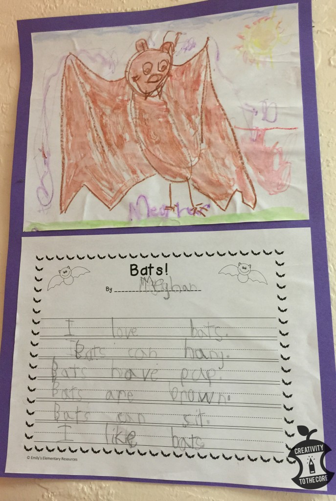 bat directed drawing and writing kindergarten